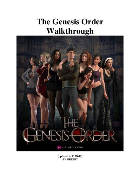 f95zone.to genesis order|The Genesis Order Walkthrough .